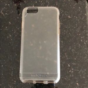 Tech21 iPhone 6/6s/7 clear plastic phone case